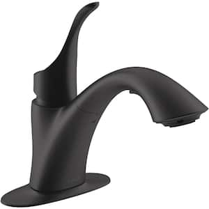 Simplice Single-Handle Laundry Utility Faucet in Matte Black