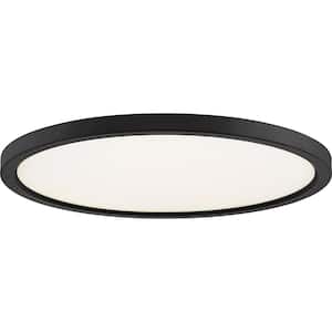 Outskirts 20 in. Oil Rubbed Bronze LED Flush Mount