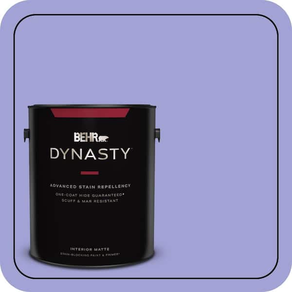 BEHR DYNASTY 1 gal. #P550-4 Water Hyacinth Matte Interior Stain-Blocking Paint & Primer