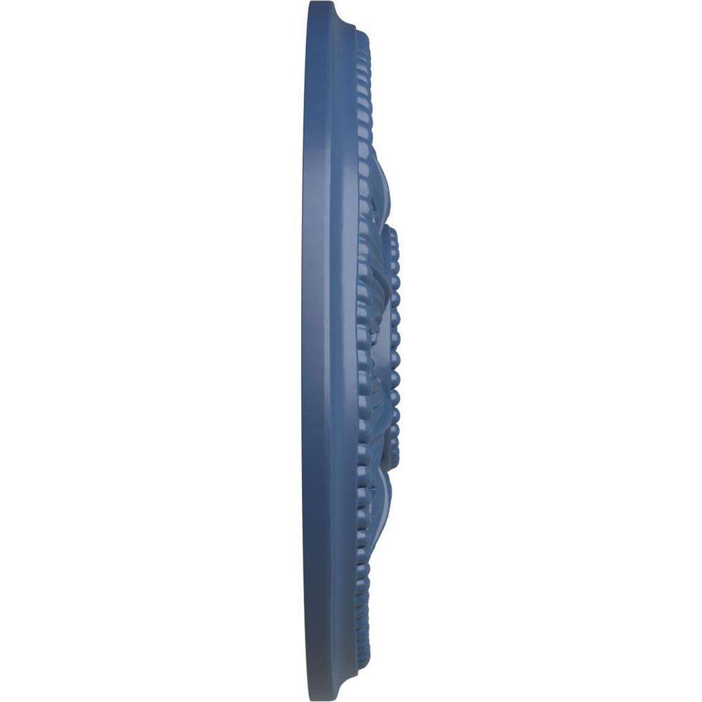 Edinburgh 18" Hand-Painted Blue Polyurethane Ceiling Medallion