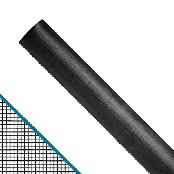 36 in. x 100 ft. Charcoal Fiberglass Clear Advantage Screen Roll for Windows and Door
