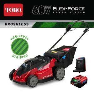 60V MAX* 21 in. Stripe™ Self-Propelled Mower - 5.0 Ah Battery/Charger Included