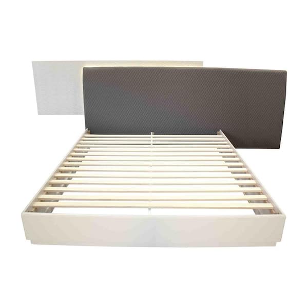 Best Master Furniture Naple 5 Piece White Silver Modern California King Bedroom Set Naplsck5 Best Master Furniture Naple 5 Piece, California King Bed Sets Ikea
