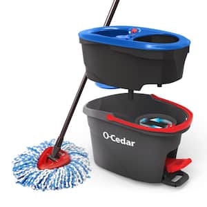 EasyWring RinseClean Spin Mop with 2-Tank Bucket System