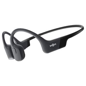 OpenRun Bone-Conduction Open-Ear Sport Headphones with Microphones in Black