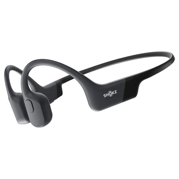 SHOKZ OpenRun Bone-Conduction Open-Ear Sport Headphones with Microphones in Black