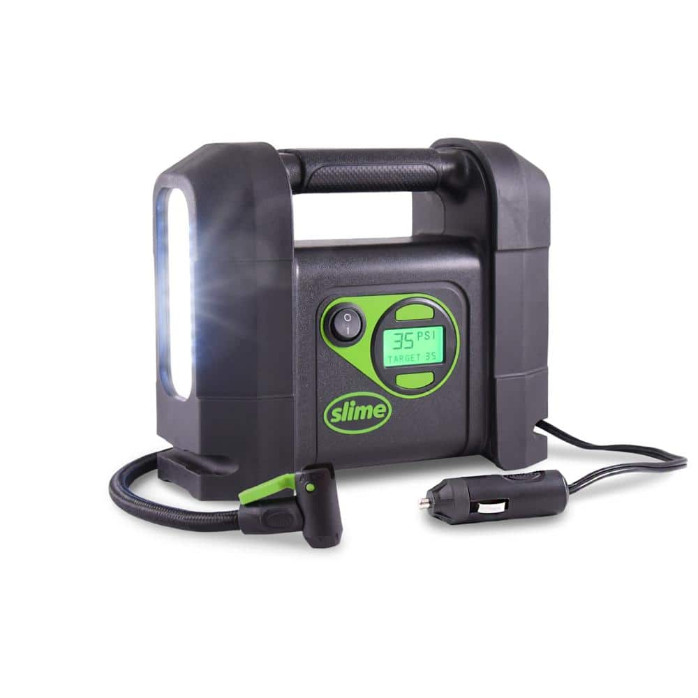 Rugged Digital 12V Tire Inflator with LED Light