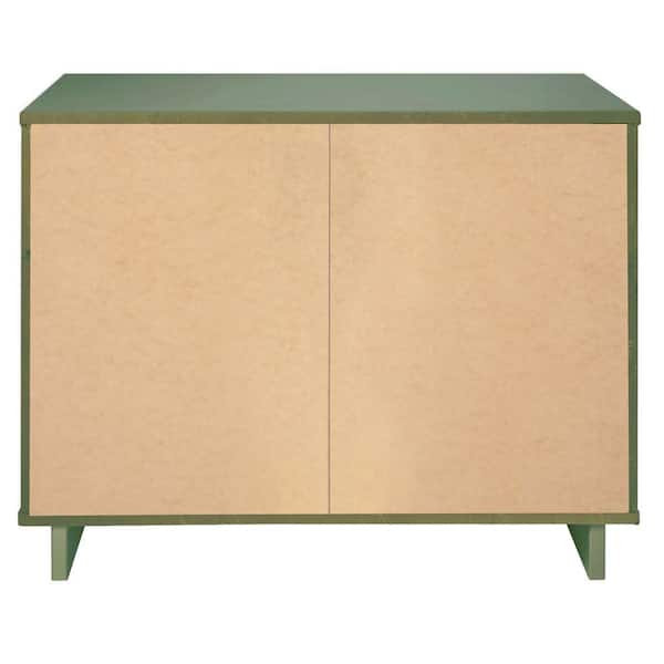 Granville Sage Green 2-Drawer 18.11 in. W Nightstand and 3-Drawer 37.8 in. W Standard Dresser (Set of 2)
