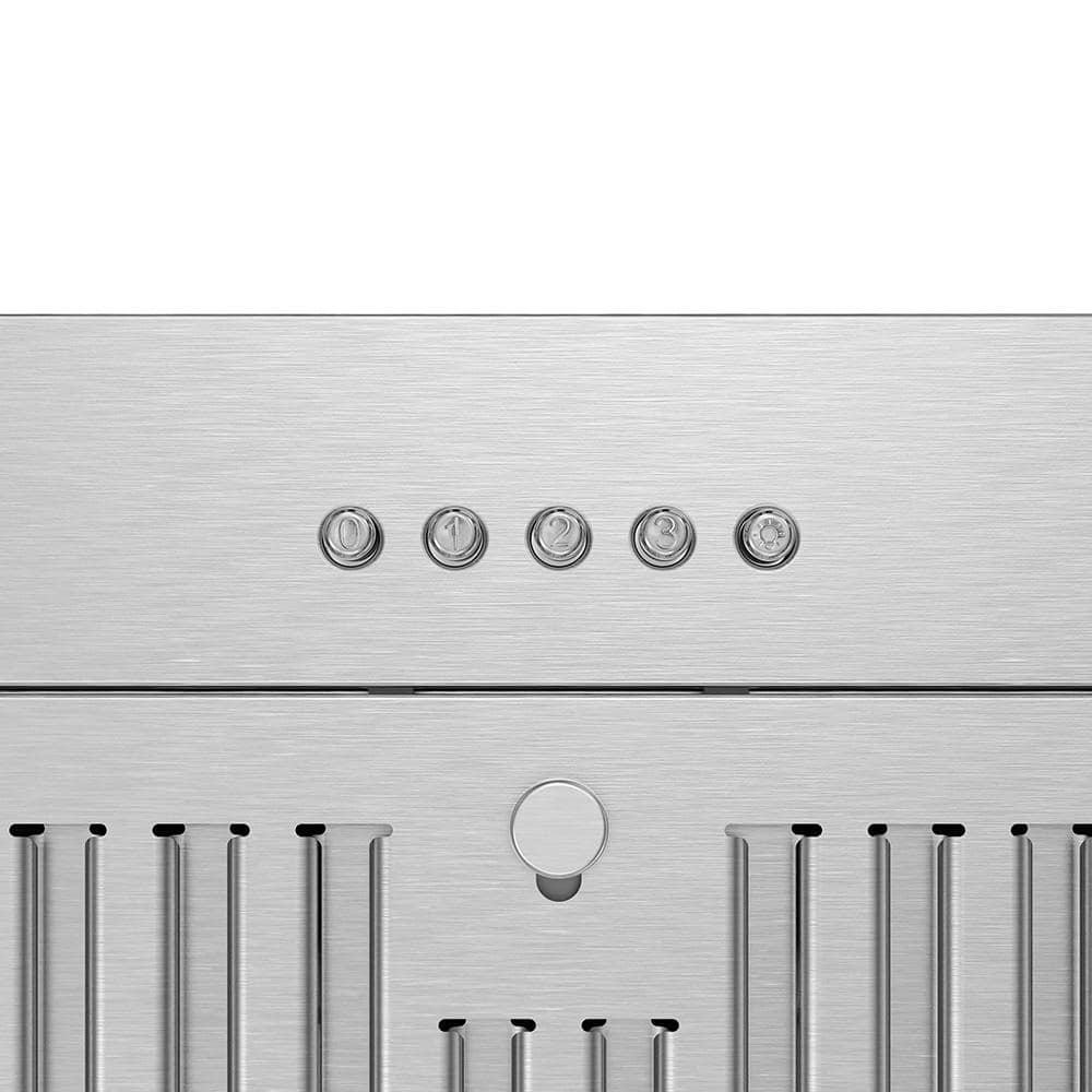 Streamline 36-Inch Stainless Steel Ductless Insert Range Hood with LED Light
