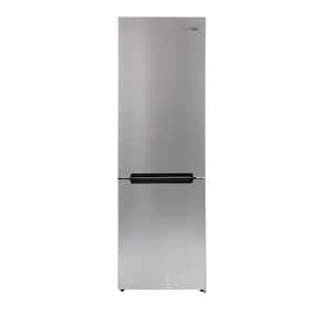 Prestige 23.6 in. 11.7 cu. ft. Frost Free Bottom Freezer Refrigerator in Stainless Steel