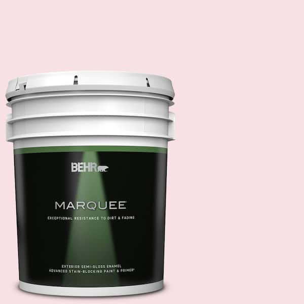 BEHR MARQUEE 5 gal. #110A-2 Poetic Princess Semi-Gloss Enamel Exterior Paint & Primer