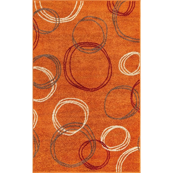 Unique Loom Autumn Cornucopia Terracotta 5' 0 x 8' 0 Area Rug