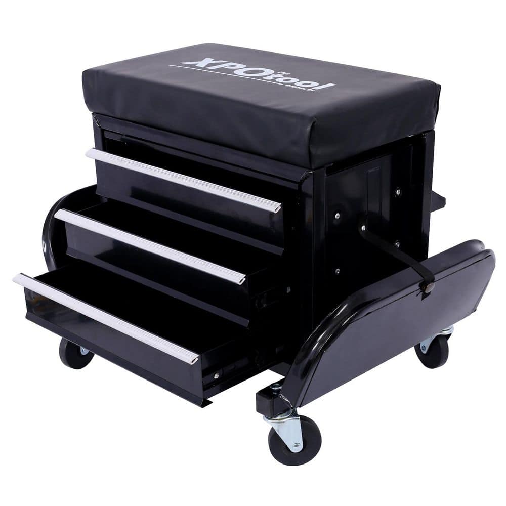 350 lbs. Capacity Steel Black Garage Sliding Track Rolling Tool Box price history on PriceWatchPro