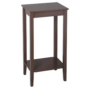 29.13 in. H x 11.81 in. W x 14.96 in. L Brown 2-Layers Nightstands Beside End Table