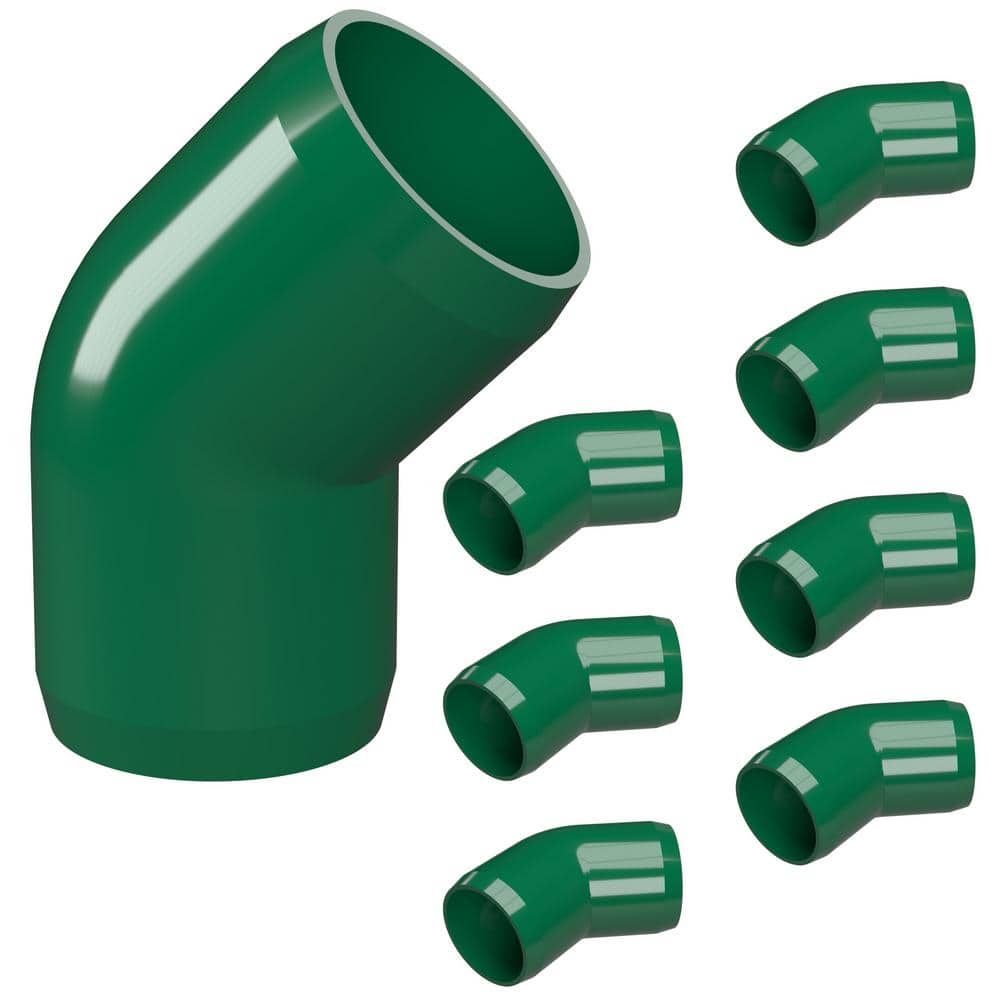 3/4 in. Furniture Grade PVC 45-Degree Elbow in Green (8-Pack) price history on PriceWatchPro
