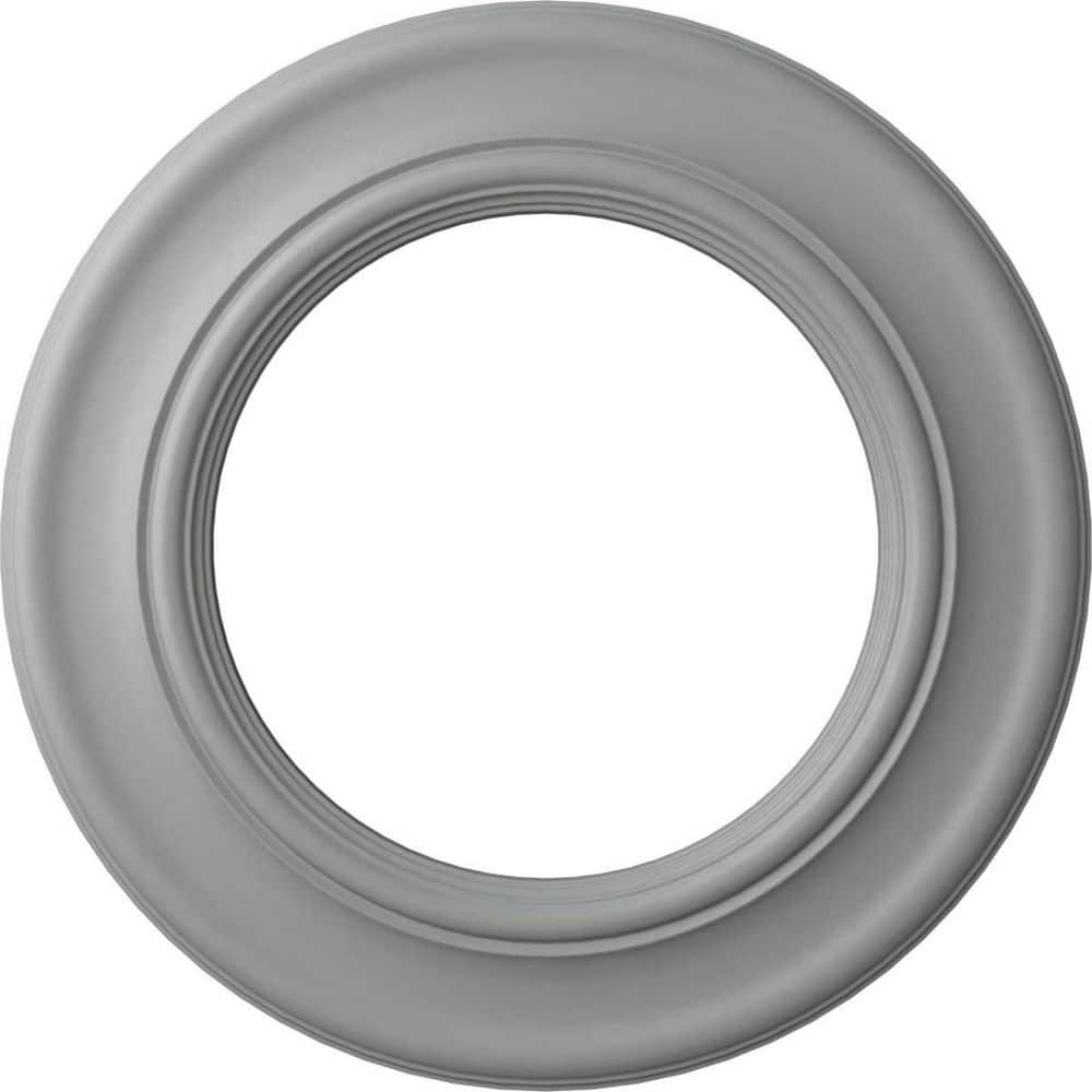 Primed White Urethane Round Ceiling Medallion, 20.88" Diameter