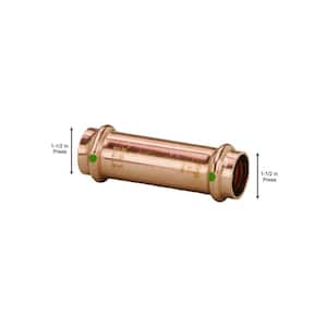 ProPress 1-1/2 in. Press Copper Extended Coupling No Stop