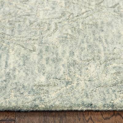 Kyra Distressed Medium Blue 5 ft. x 8 ft. Indoor Area Rug