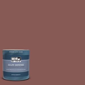1 qt. #PPU1-09 Red Willow Extra Durable Satin Enamel Interior Paint & Primer
