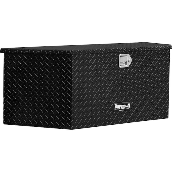 Buyers Products 49 in. Wide Gloss Black Diamond Tread Aluminum Trailer Tongue Truck Box