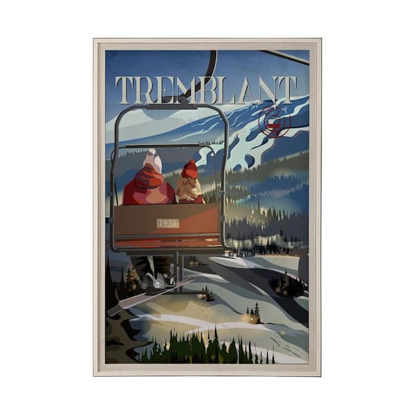 Tremblant Go Series 1 Brown Framed Wall Art 61.5 in. x 41.5 in.