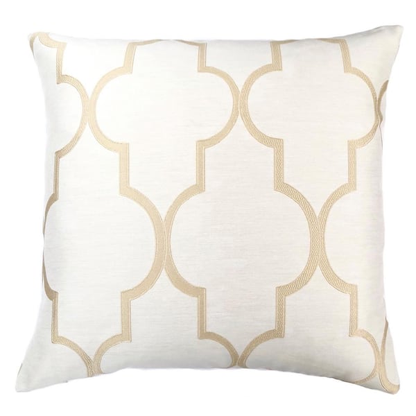 Armen Living Paxton Dulce Geometric Down 7 in. x 20 in. Throw Pillow