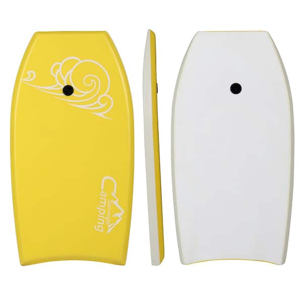 Karl home 37 in. Yellow Water Surfboard