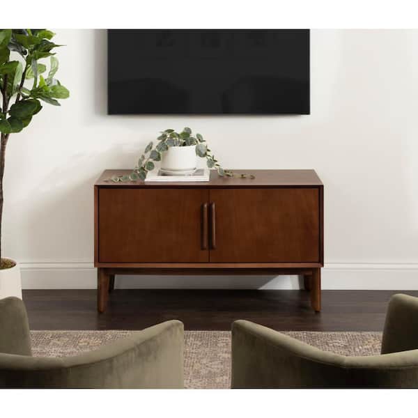 McCutcheon Walnut Brown 22 in. H Accent Storage Cabinet