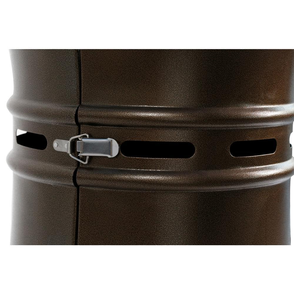 Bronze 36,000 BTU Propane Outdoor Patio Heater with Dancing Flame