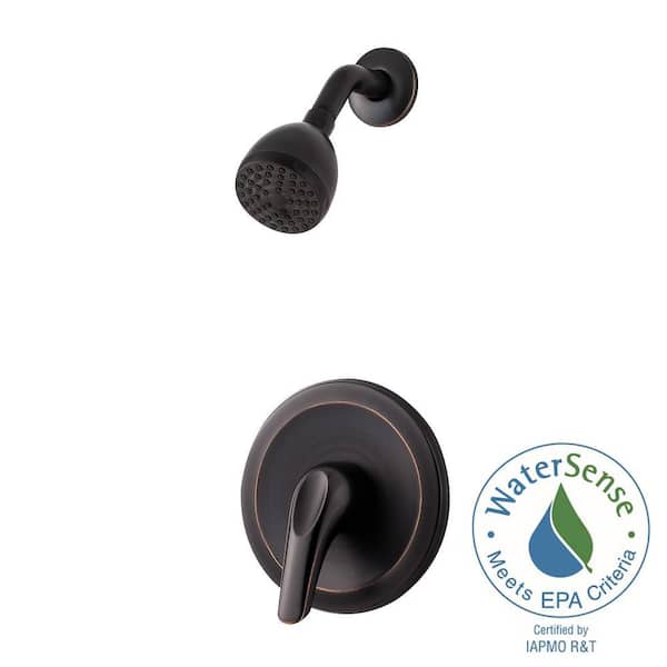 Pfister Pfirst Series Single-Handle Shower Faucet Trim Kit in Tuscan Bronze (Valve Not Included)