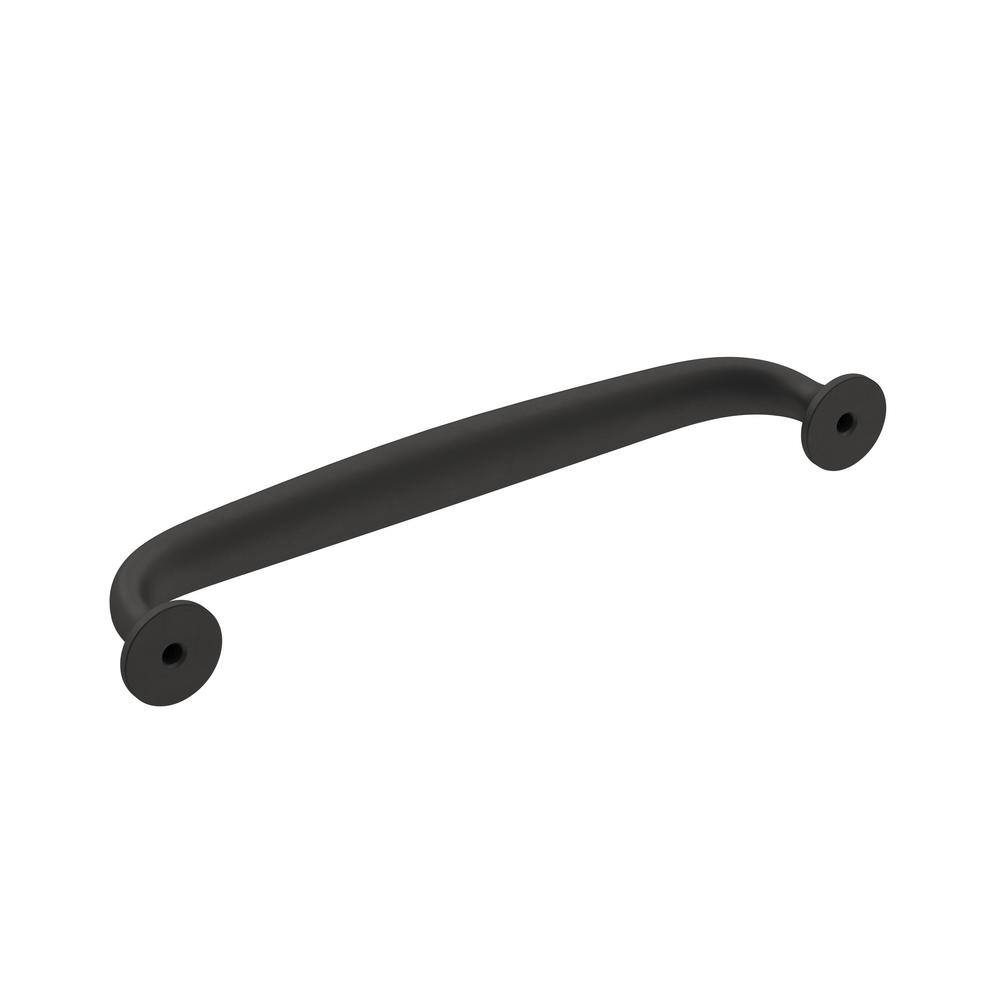 Matte Black Traditional Cabinet Bar Pull with Mounting Hardware