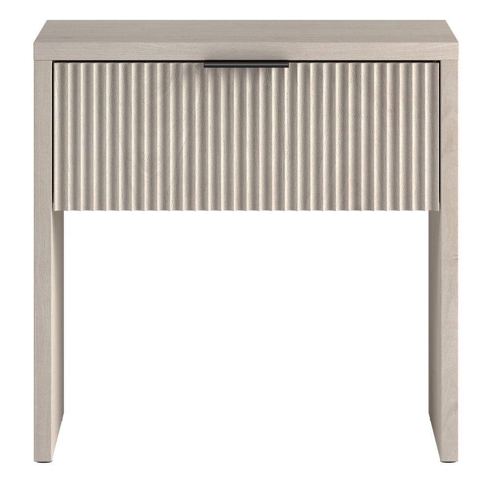 Kenslow Alder White 1 Drawer 23. 63in. W Nightstand