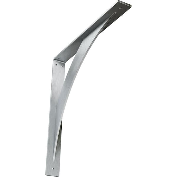 Ekena Millwork 18 in. x 2 in. x 18 in. Steel Unfinished Metal Legacy Bracket