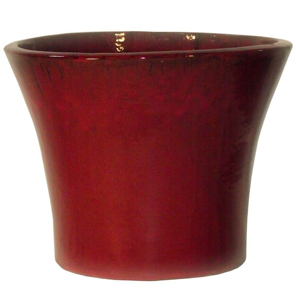 21 in. Ceramic Kona Flare Planter