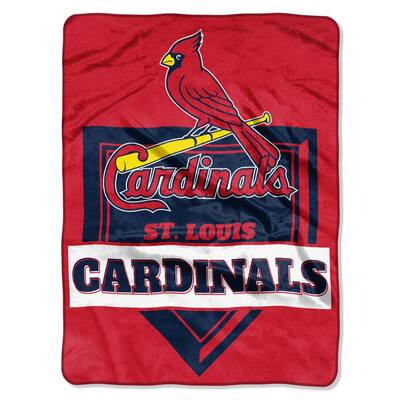 Home Plate St. Louis Cardinals Polyester Twin Knitted Blanket