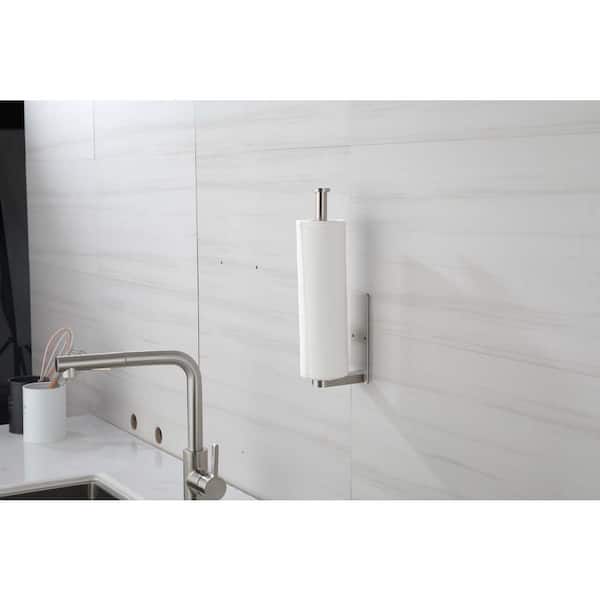 Home Logic White Plastic Wall-mount Paper Towel Holder at