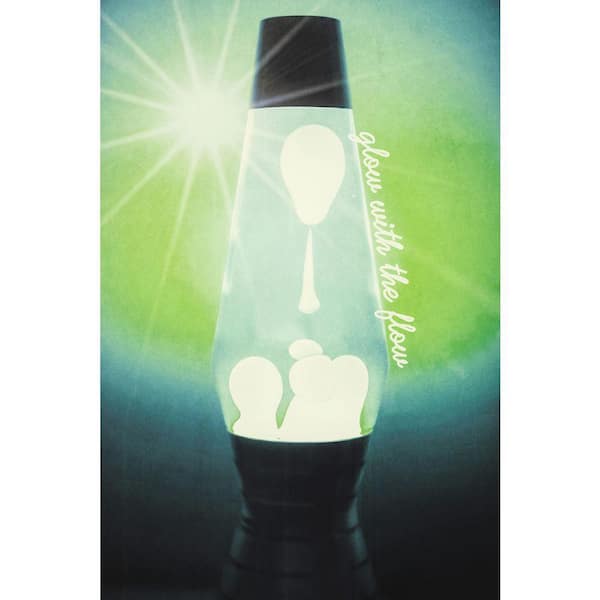 Glow with the Flow Lava Lamp by Grotto Studios 1 Piece Unframed Graphic Print Abstract Poster Art Print 24 in. x 36 in.