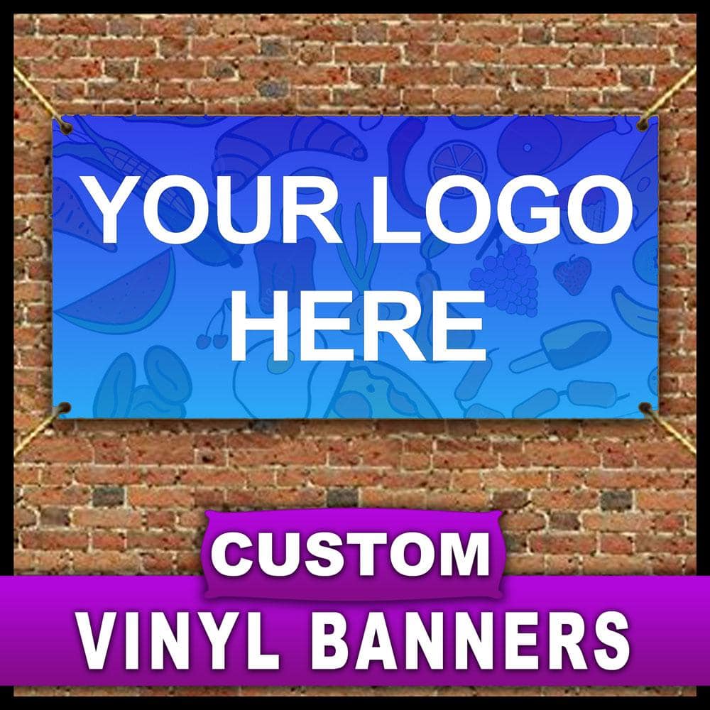72" AIR CONDITIONING SERVICE 13oz Vinyl Sign Banner with Grommets ac cool 