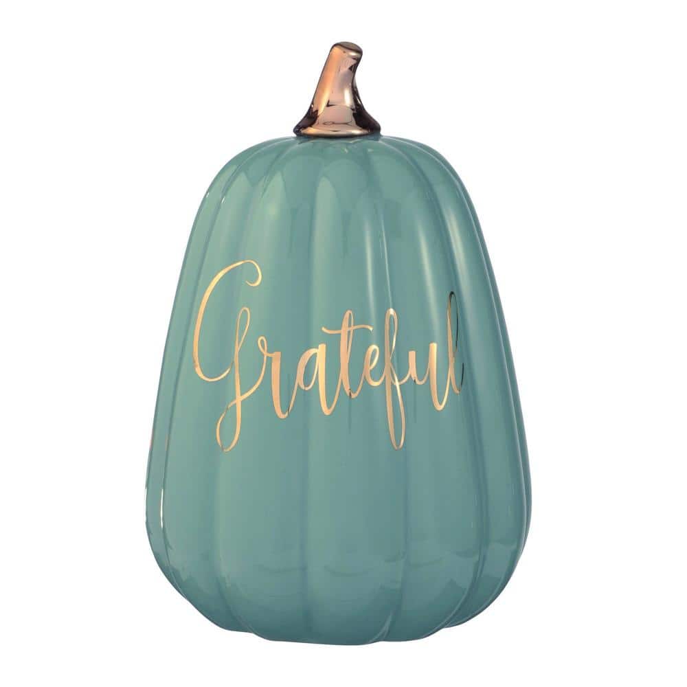 Amscan Grateful Pumpkin Figurine (2-Pack) 474913 - The Home Depot