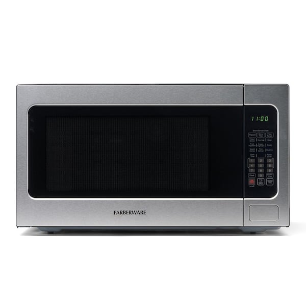 Professional 2.2 cu. ft. 1200-Watt Countertop Microwave Oven with Smart Sensor Cooking, Stainless Steel