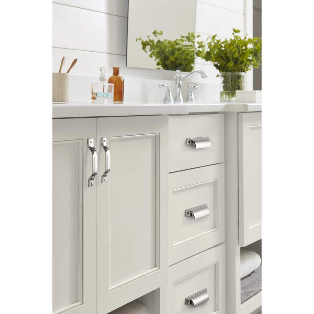 Jolene Polished Nickel 5-1/16" Cabinet Pull with Mounting Hardware