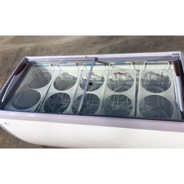 Cooler Depot 60 in. 16.6 cu. ft. NSF Manual Defrost Commercial Ice
