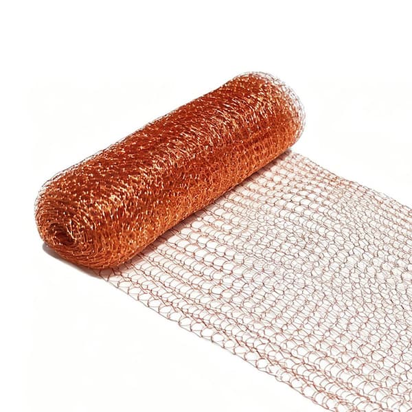 5 in. x 9.8 ft. Copper Mesh Filter screen, Choke hole, Copper Wire Mesh