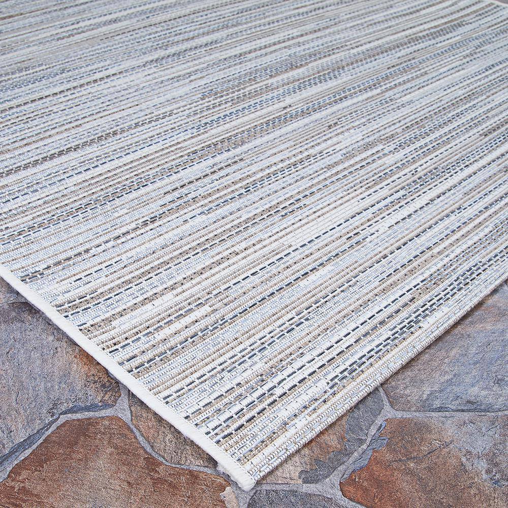 Monte Carlo Taupe-Champagne Flat Woven Indoor/Outdoor Rug