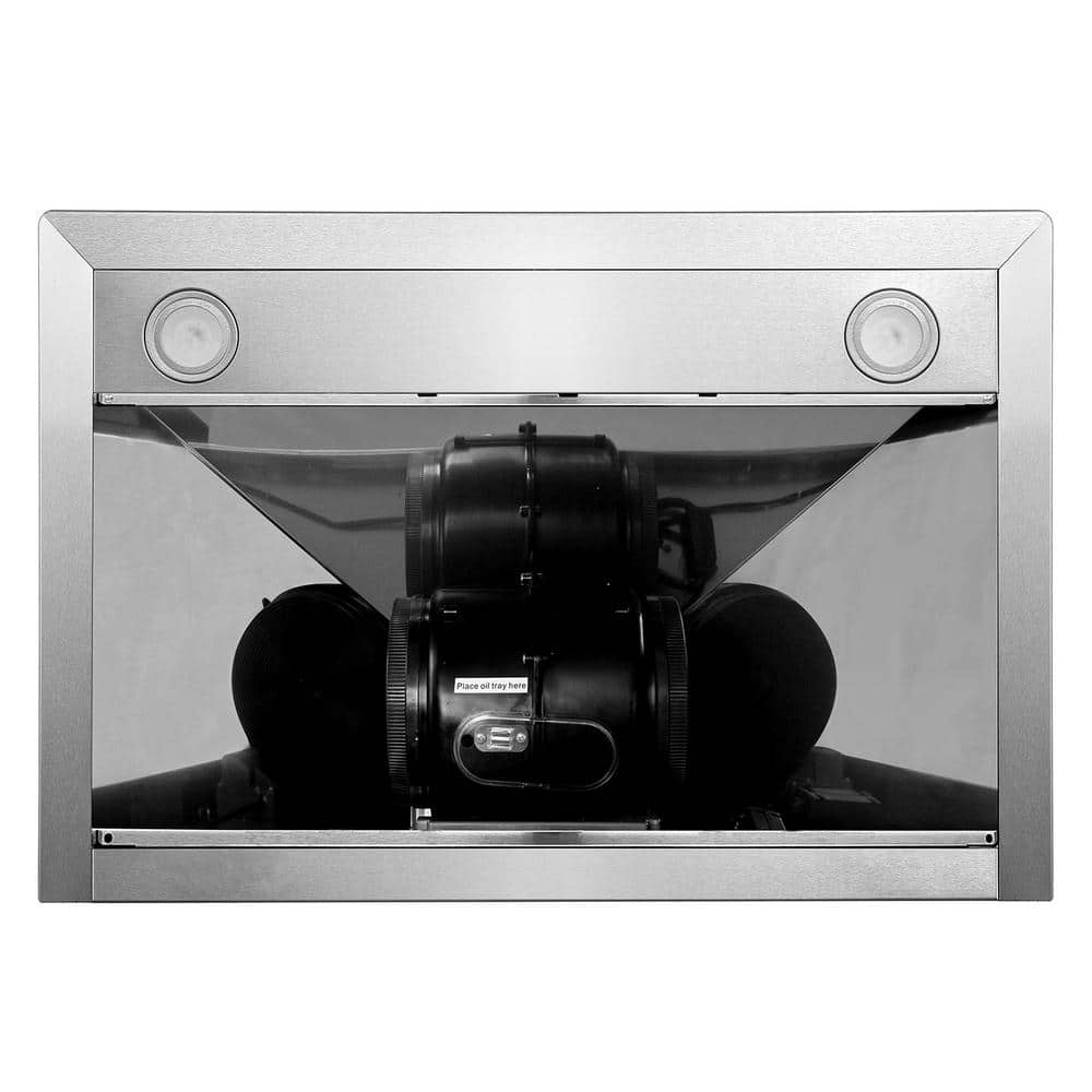 30-Inch Stainless Steel Convertible Wall Mount Range Hood