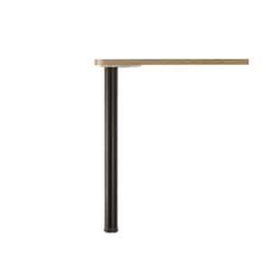 43-1/4 in. (1100 mm) Black Adjustable Bar Table Leg