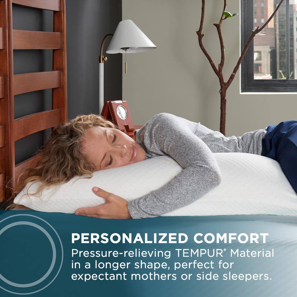 Tempur-Pedic White Memory Foam Maternity Body Pillow