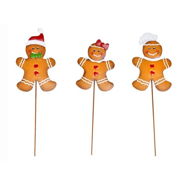 Gingerbread Man Cookie Cutter Set - 3 Piece - Stainless Steel