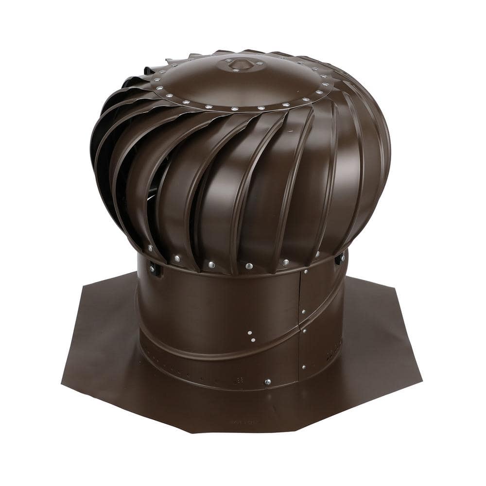 12 in. Brown Aluminum Internally Braced Wind Turbine