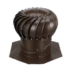 12 in. Brown Aluminum Internally Braced Wind Turbine